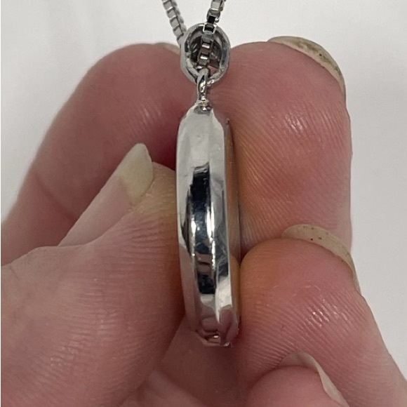 Lambert Cheng 24K Gold & Sterling Silver Zodiac Round Coin Pendant w/ 18" Chain - Picture 5 of 5